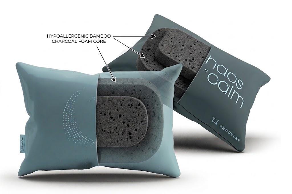 The Shoutlet: Personal Scream Pillow for Stress Relief (AIS-Certified) - POWERSHOUT